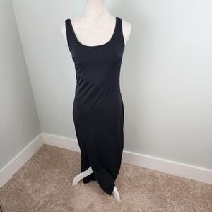 Meaneor Women’s Sleeveless Form Fitting Stretch Maxi Dress Black Size Small NWT